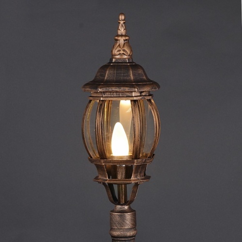 Наземный высокий светильник 08012-0.7-001SL 0.8M BKG в Нижнем Новгороде фото 2