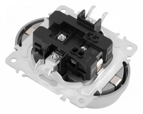 Розетка двойная с заземлением, без рамки Arte Milano am-202 202.40-2.silver в Нижнем Новгороде фото 6