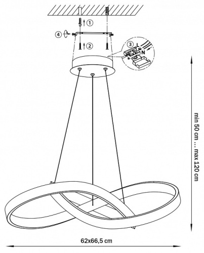 Подвесной светильник Lightstar Saturno 749487 в Нижнем Новгороде фото 2