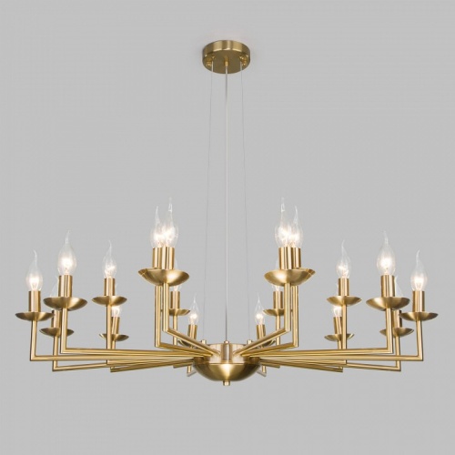 Подвесная люстра Eurosvet Cariso 60150/18 латунь в Нижнем Новгороде фото 5