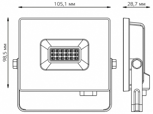 Настенно-потолочный прожектор Gauss Elementary 613100610 в Нижнем Новгороде фото 2