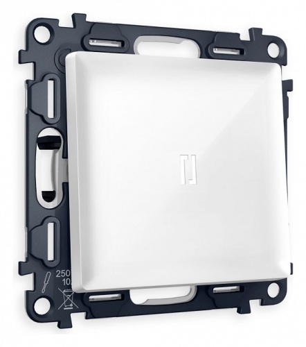 Выключатель одноклавишный с подсветкой без рамки Ambrella Volt ALFA MA102015 в Нижнем Новгороде