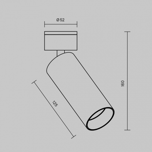 Спот Maytoni FOCUS LED C055CL-L12W3K-W-BS в Бородино фото 4