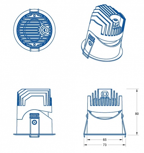Встраиваемый светильник Fiberli 1005 12130601 в Нижнем Новгороде фото 4