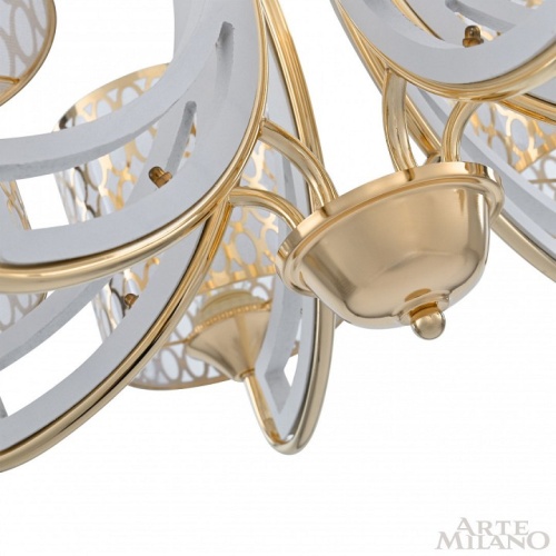 Подвесная люстра Arte Milano Florentia-3387 303387/6 Wh/Gd в Нижнем Новгороде фото 6