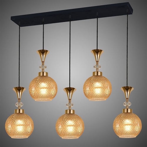 Подвесной светильник 02001-0.9-05L AMBER в Нижнем Новгороде фото 3