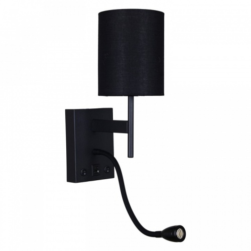 Бра с подсветкой 86210-9.2-001KT LED3W+E14 BK в Нижнем Новгороде фото 4