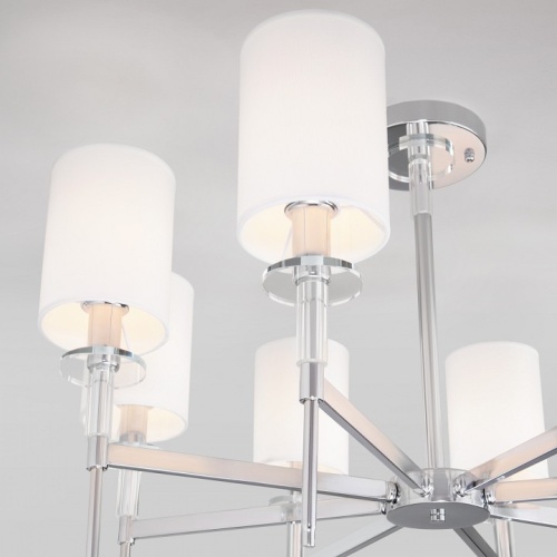 Люстра на штанге Eurosvet Brielle 60132/8 хром в Нижнем Новгороде фото 2