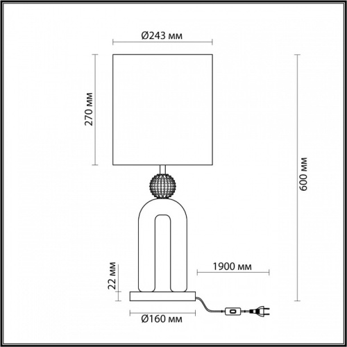 Настольная лампа декоративная Odeon Light Bagel 5410/1T в Качканаре фото 5