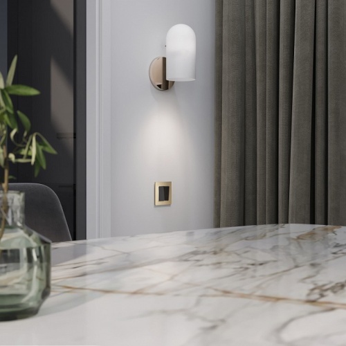 Выключатель двухклавишный без рамки Werkel черный акрил W1120048 в Нижнем Новгороде фото 2