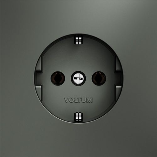 Розетка с заземлением, без рамки Voltum S70 VLS040106 в Нижнем Новгороде фото 3