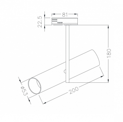 Светильник на штанге Maytoni Elti TR005-1-GU10-BG в Ермолино фото 4