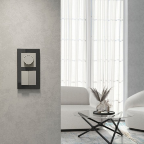 Выключатель проходной двухклавишный без рамки Werkel дымчатый W1222004 в Нижнем Новгороде фото 5