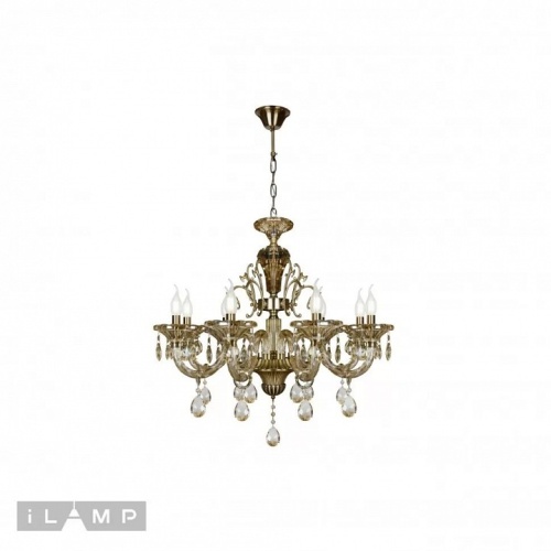 Подвесная люстра iLamp Asia 61079-8 BR в Нижнем Новгороде фото 4