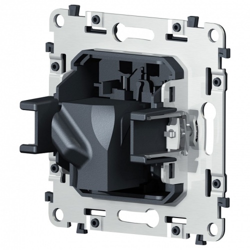 Механизм розетки телефонной RJ-11 со шторкам Ambrella Volt QUANT VM185 в Нижнем Новгороде фото 4