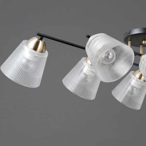 Люстра на штанге ILLUMICO IL0845 IL0845-8CSQ-25BKAB ELITE в Нижнем Новгороде фото 2