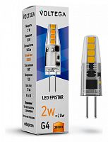 Лампа светодиодная Voltega Simple G4 2Вт 2800K 6987 в Тюмени