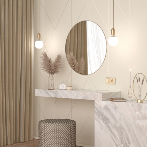 Выключатель двухклавишный без рамки Werkel шампань W1120011 в Нижнем Новгороде фото 4