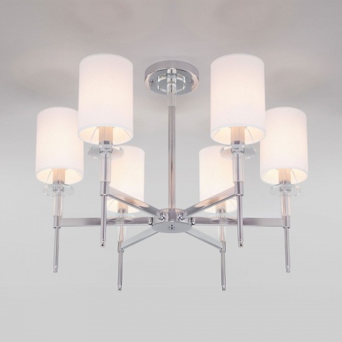 Люстра на штанге Eurosvet Brielle 60132/6 хром в Нижнем Новгороде фото 3