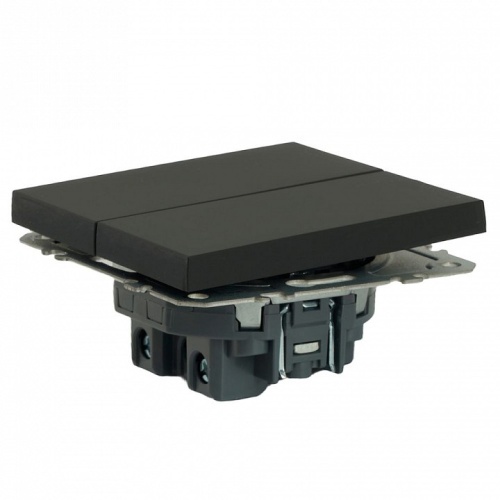 Переключатель перекрестный двухклавишный без рамки Stekker Эмили 50167 в Нижнем Новгороде фото 7