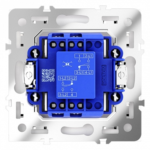 Выключатель перекрестный одноклавишный без рамки Voltum S70 VLS010502 в Нижнем Новгороде фото 3