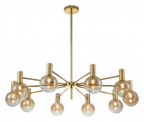 Люстра на штанге Indigo Collana 13015/10R Gold в Нижнем Новгороде фото 4