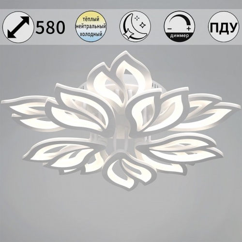 Потолочная люстра  00150-0.3-5+5 WH в Нижнем Новгороде фото 5
