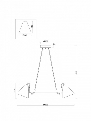 Подвесная люстра Freya Falke Market FR8001PL-05WG в Нижнем Новгороде фото 3