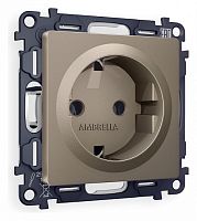 Розетка с заземлением, без рамки Ambrella Volt ALFA MA636010 в Нижнем Новгороде