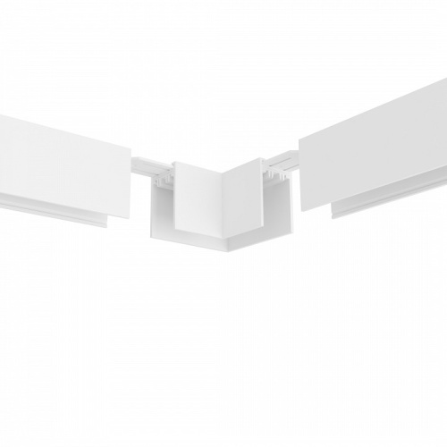 Соединитель угловой L-образный для треков накладных Denkirs Smart TR2102-WH в Нижнем Новгороде фото 2