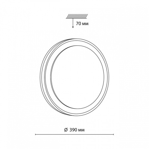 Накладной светильник Sonex PALE 7620/DLN в Нижнем Новгороде фото 2