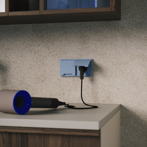 Накладка для розетки с заземлением и со шторками с крышкой Voltum S70 VLS000815 в Нижнем Новгороде фото 3