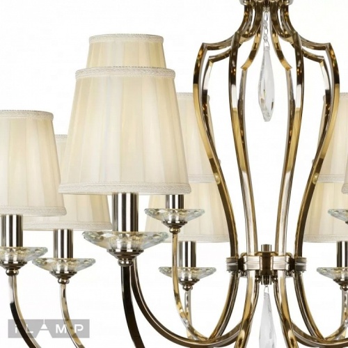 Подвесная люстра iLamp Charm P2508-8+4 nic в Нижнем Новгороде фото 2