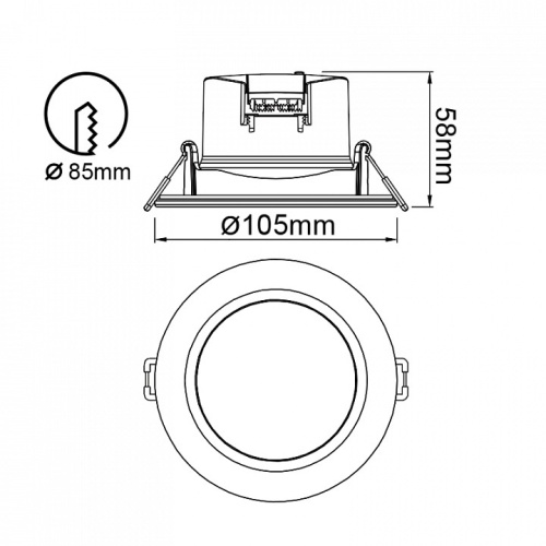 Встраиваемый светильник Mantra Yucatan 8849 в Нижнем Новгороде фото 4