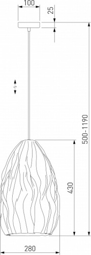 Подвесной светильник Eurosvet Sinki 30186/1 белый в Нижнем Новгороде фото 3