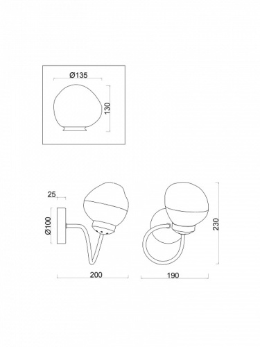 Бра Freya  FR8017WL-01MG в Нижнем Новгороде фото 2