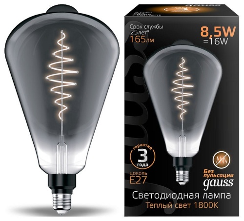 Лампа светодиодная Gauss Oversize E27 8.5Вт 1800K 157802005 в Нижнем Новгороде фото 2