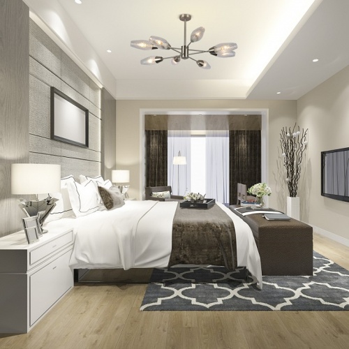 Люстра на штанге Escada Desire 10165/8PL Nickel в Нижнем Новгороде фото 5