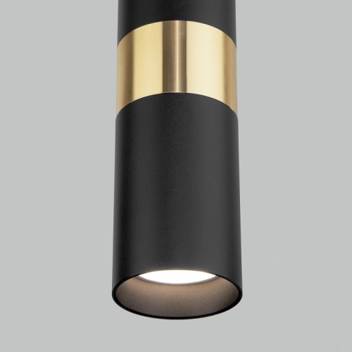 Подвесной светильник Eurosvet Viero 50096/1 черный/золото в Ртищево фото 2