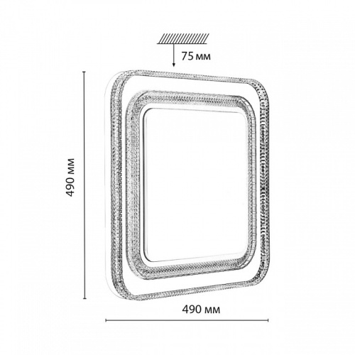 Накладной светильник Sonex Suzy Silver 7685/EL в Нижнем Новгороде фото 8
