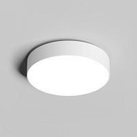 DK2850-WH Накладной светильник TAB 24 Вт, LED 3000K/4000K/6500K, IP 20, d160mm, белый, алюминий/акрил в Нижнем Новгороде