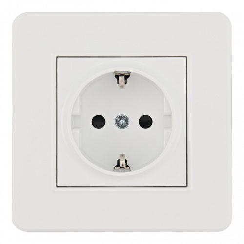 Розетка с заземлением и со шторкой Arte Milano SET16-1 SET16-1-40-1 white в Нижнем Новгороде фото 3