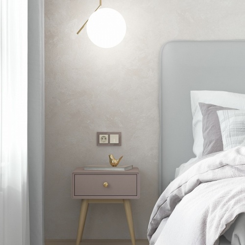 Розетка с заземлением и со шторками, без рамки Werkel айвори матовый W1171162 в Нижнем Новгороде фото 2