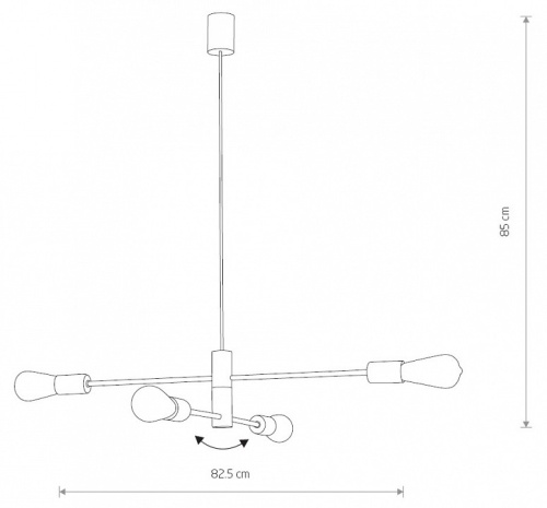 Подвесная люстра Nowodvorski Rotor 7935 в Тюмени фото 2