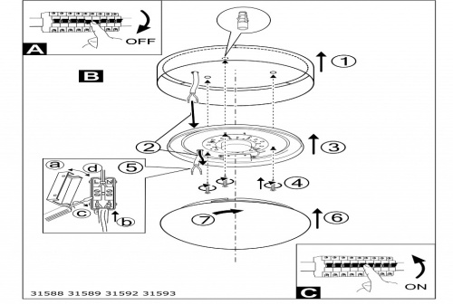 Накладной светильник Eglo Pasteri 31588 в Нижнем Новгороде фото 4