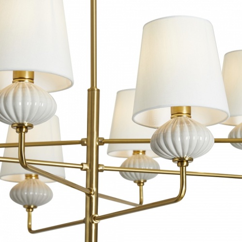 Люстра на штанге Freya Ceramics FR2029PL-08BS в Нижнем Новгороде фото 2