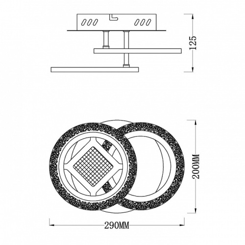 Накладной светильник Escada Mira 10214/2LED в Кольчугино фото 4