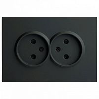 Розетка двойная без заземления и со шторкой Stekker Эмили 49851 в Нижнем Новгороде