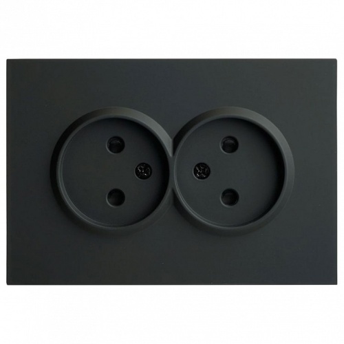 Розетка двойная без заземления и со шторкой Stekker Эмили 49851 в Нижнем Новгороде