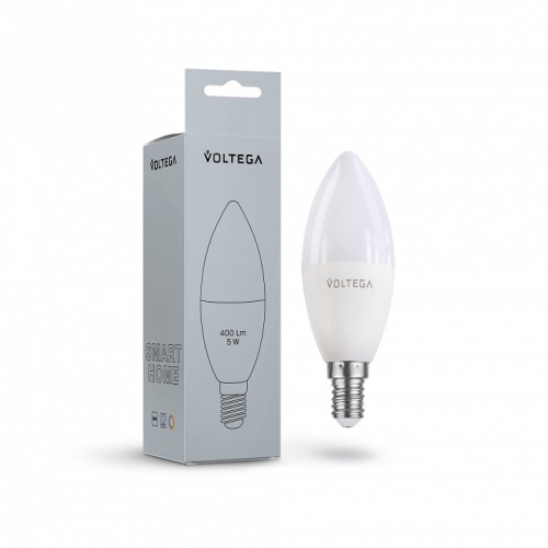 Лампа светодиодная с управлением через Wi-Fi Voltega Wi-Fi bulbs E14 5Вт 2700-6500K 2427 в Советске фото 4